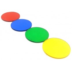 Filtros acrílicos de 42mm para linternas