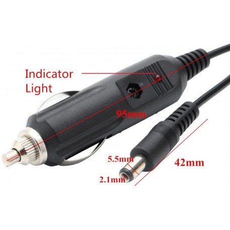 Cable mechero 12v para Cargadores series TR-0