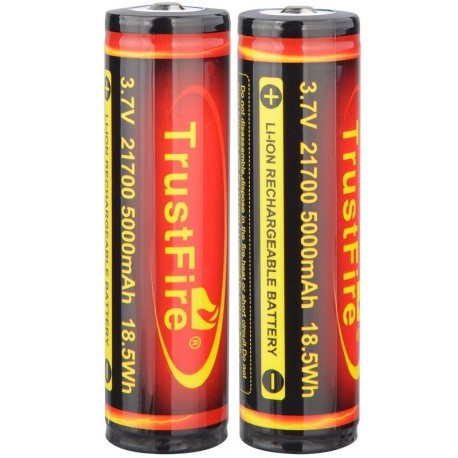 Batería de Litio 21700 5000mAh Recargable Trustfire