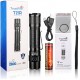Linterna Trustfire T21R led XHP de 2600LM carga USB tipo C