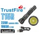 Linterna Trustfire T15R led XHP de 2350LM carga USB tipo C