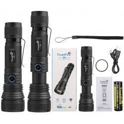 Linterna de Mano con Zoom Trustfire E6 1500Lm