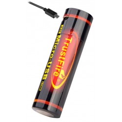 Batería de Litio 14500 Recargable USB Trustfire 650mAh