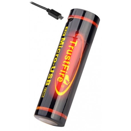 Batería de Litio 14500 Recargable USB Trustfire 650mAh