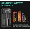 Cargador de 2 Baterías de Litio con Usb Trustfire TC2S