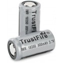 Baterías de Litio 18350 Trustfire IMR 800mA