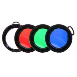 Filtros de colores 43mm para Linternas Trustfire C8