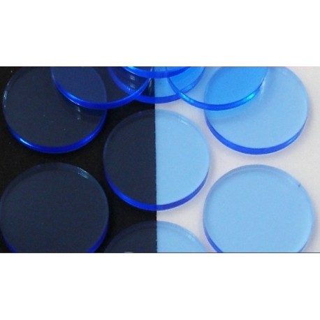 Filtros acrílicos de 40mm para linternas