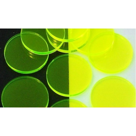 Filtros acrílicos de 25mm para linternas