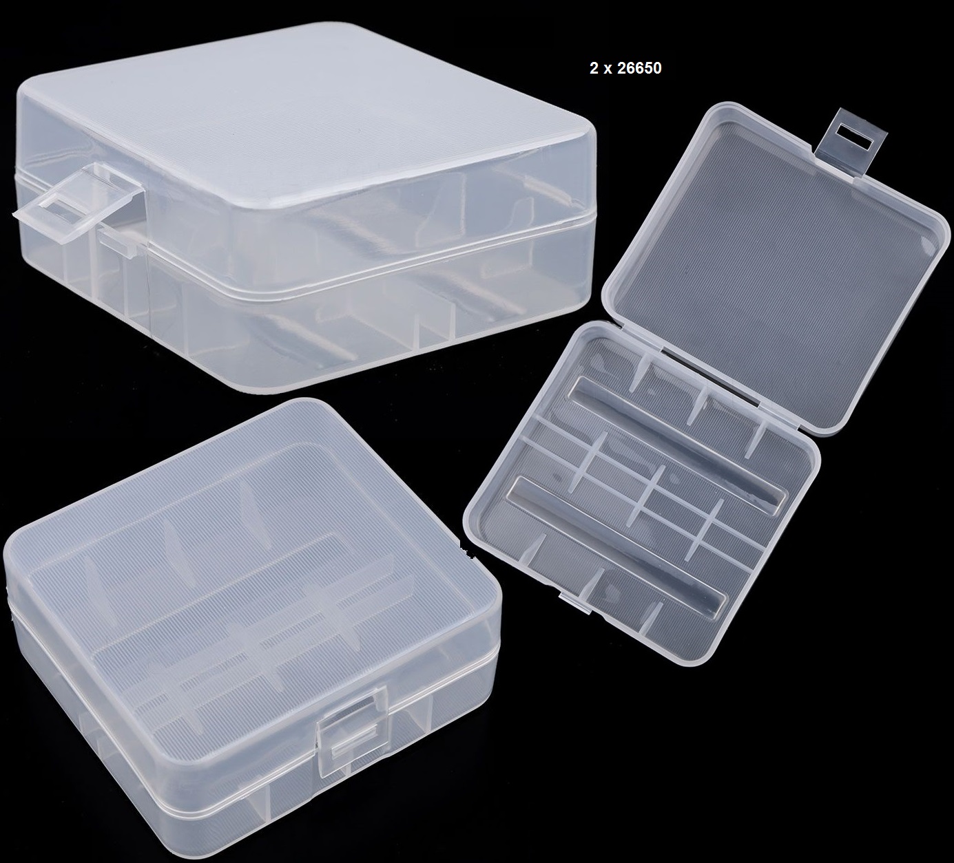 Estuches para Baterías 2 26650