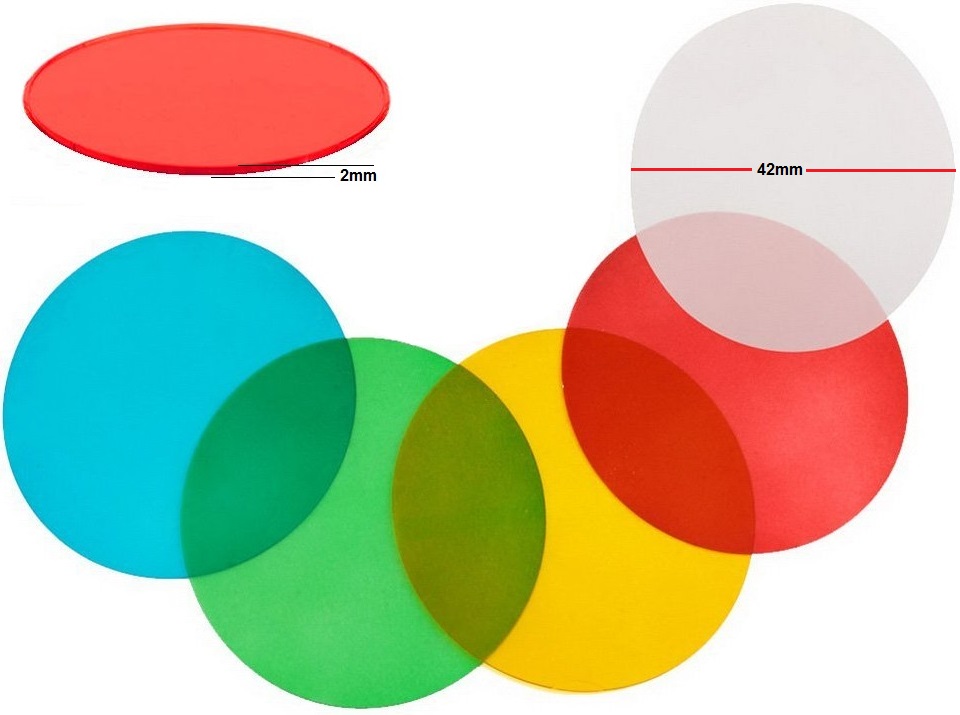 Filtros colores 42mm