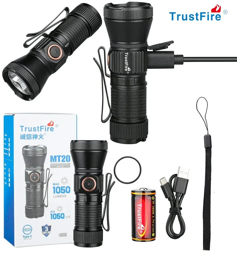 Mini Linterna Led Trustfire MT20 1000 Lumenes