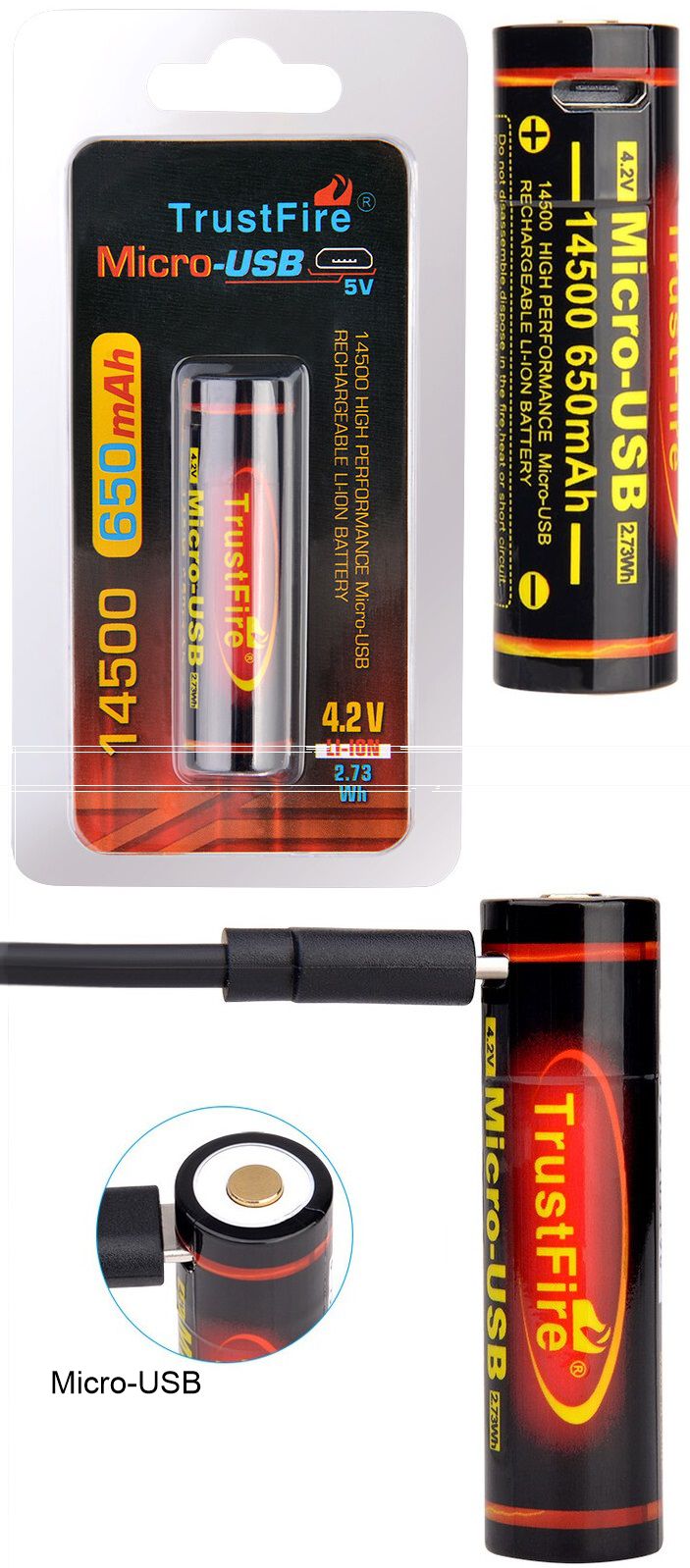 Trustfire TF14500 USB